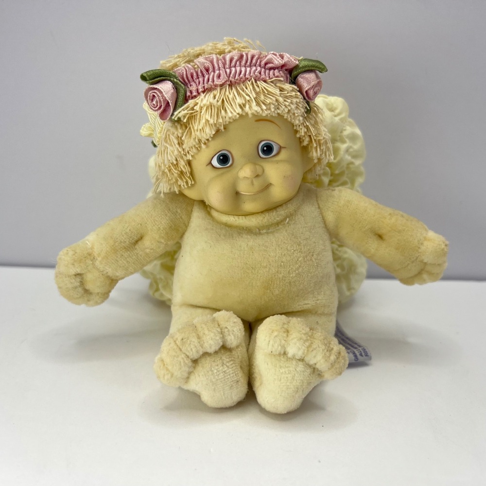 Ganz Dreamsicles Cream Plush Angel Doll 8" Soft Body 1995 Vintage Cherub H16555